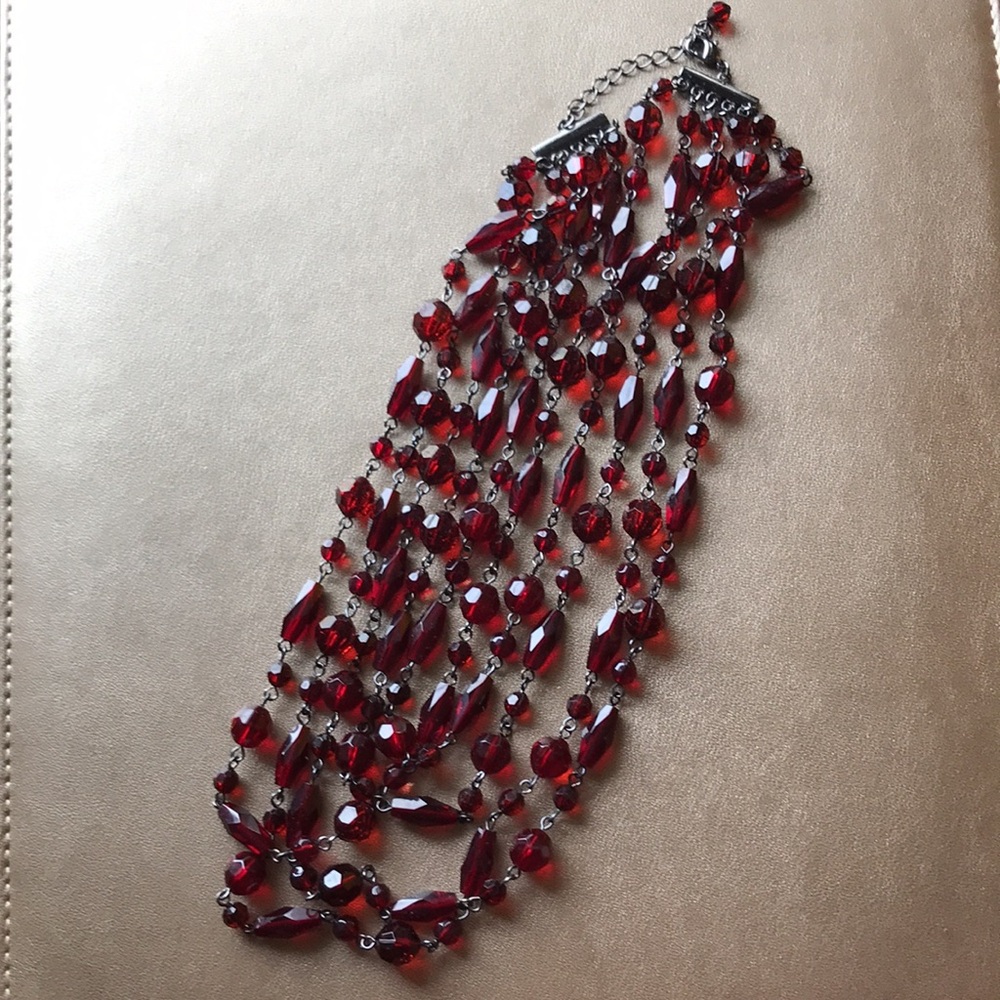 Ann Taylor Glass Bead Necklace - Picture 5 of 5
